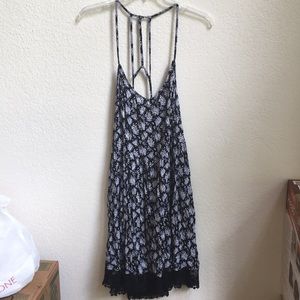 Forever21+ black and blue sundress